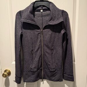 Lululemon Daily Yoga Jacket Herring Bone Size 2